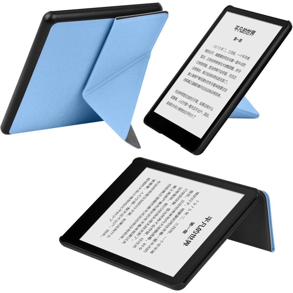 Чохол до електронної книги BeCover Ultra Slim Origami Amazon Kindle Paperwhite 12th Gen. 2024 7"/Colorsoft (2024) Light Blue (712839) - зображення 7