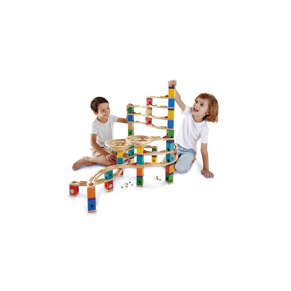 Конструктор Hape лабіринт Quadrilla Депо 202 елементів (E6008) - зображення 1