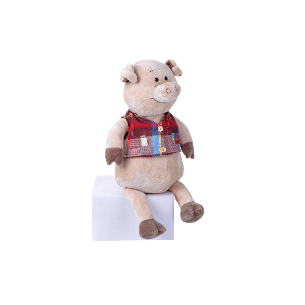 М'яка іграшка Same Toy Свинка у жилетці 45 см (THT722) - зображення 2
