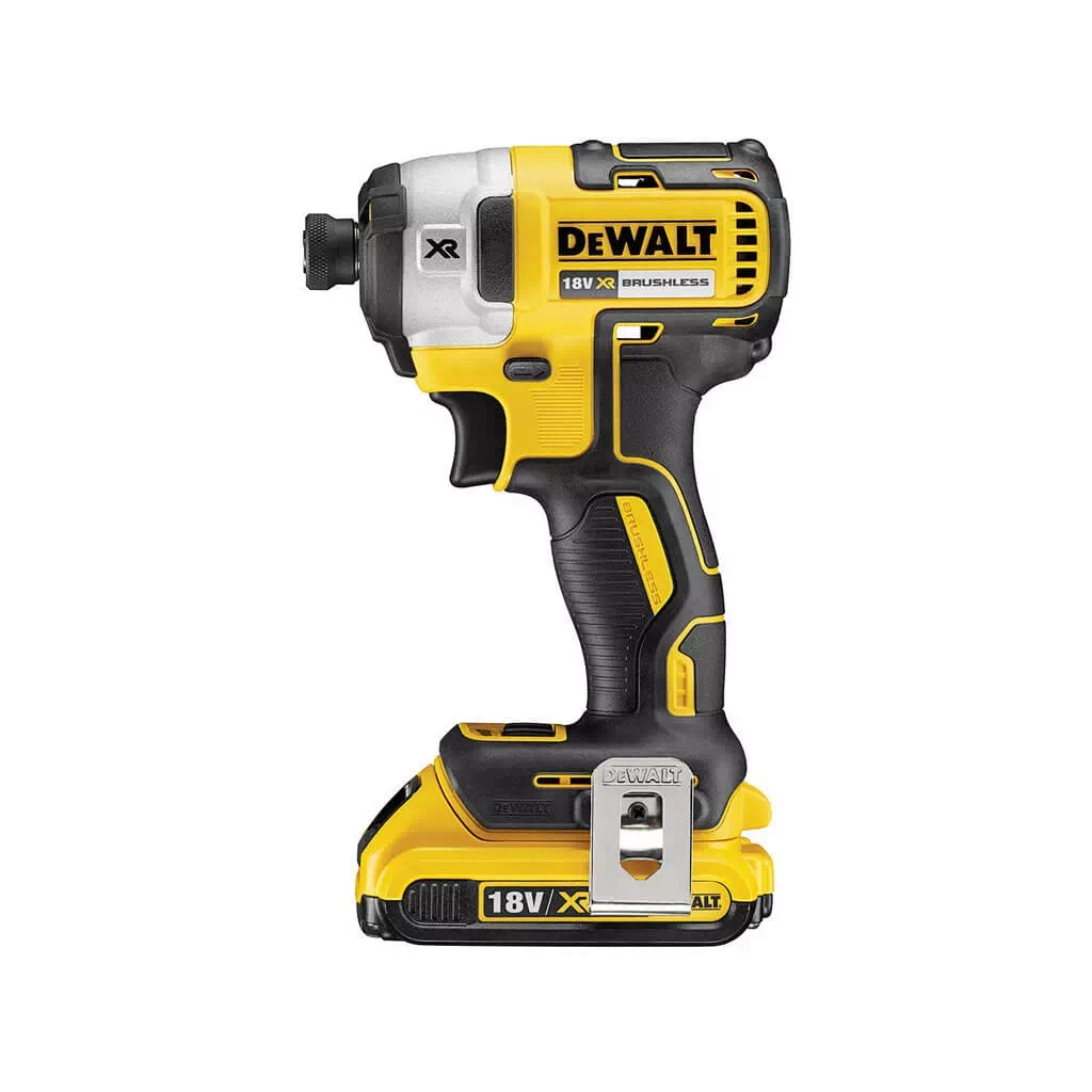 Шуруповерт DeWALT 18V XR Li-Ion, 2x2Ah, безщітковий, 205 Нм, 3250 об/хв, кейс (DCF887D2) - зображення 1