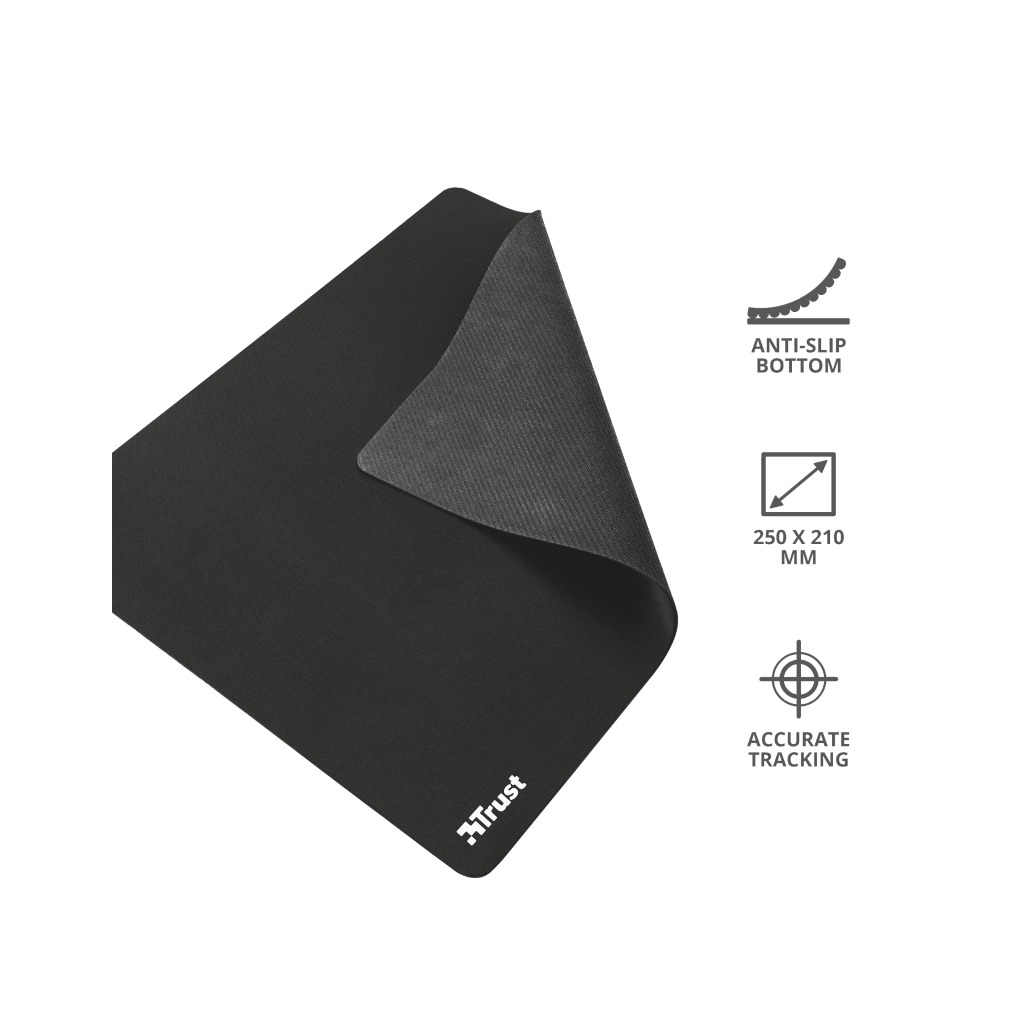 Килимок для мишки Trust Mouse Pad M Black (24193) - зображення 4