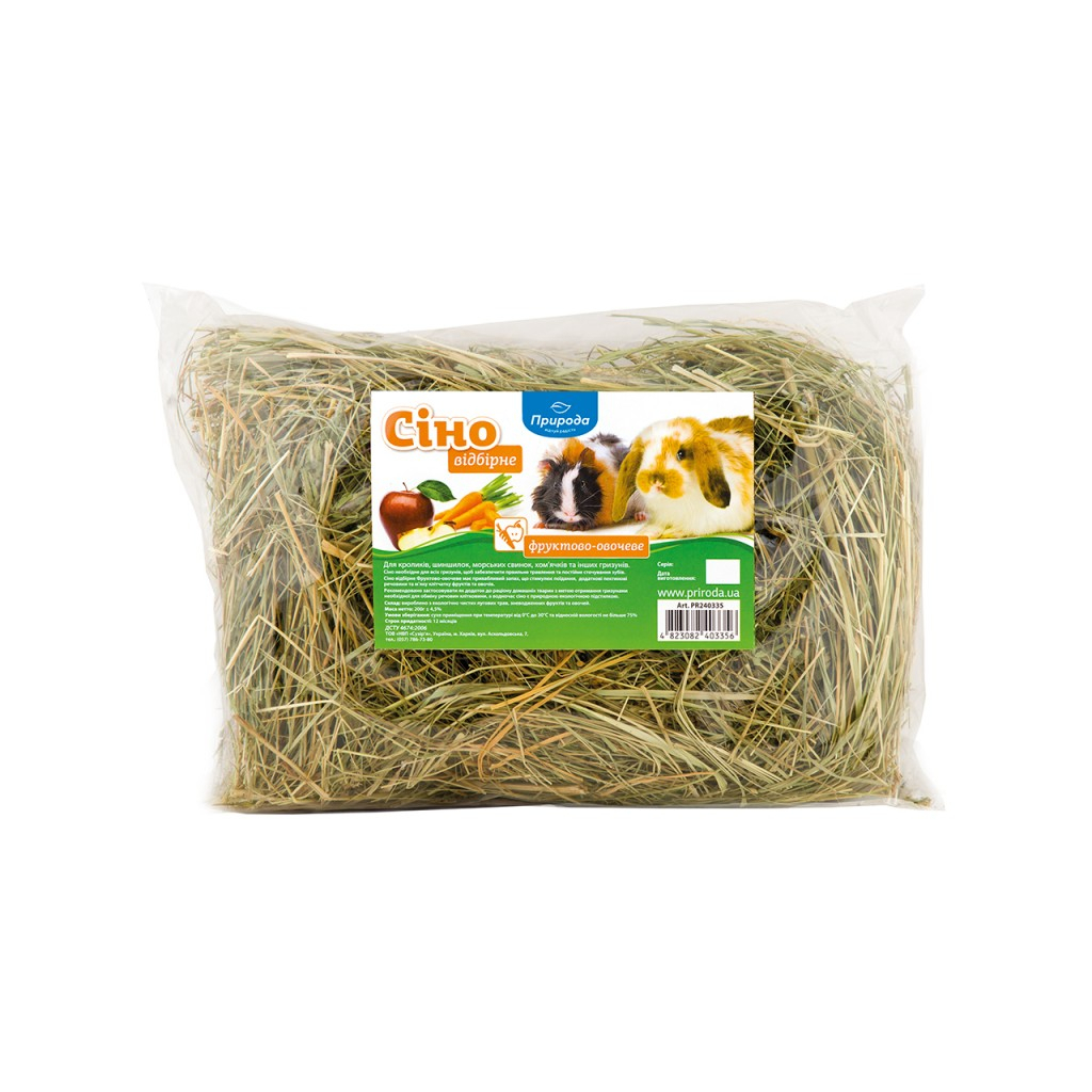 Корм для гризунів Природа Фруктово - овочеве 200 г (4823082403356) - изображение 1