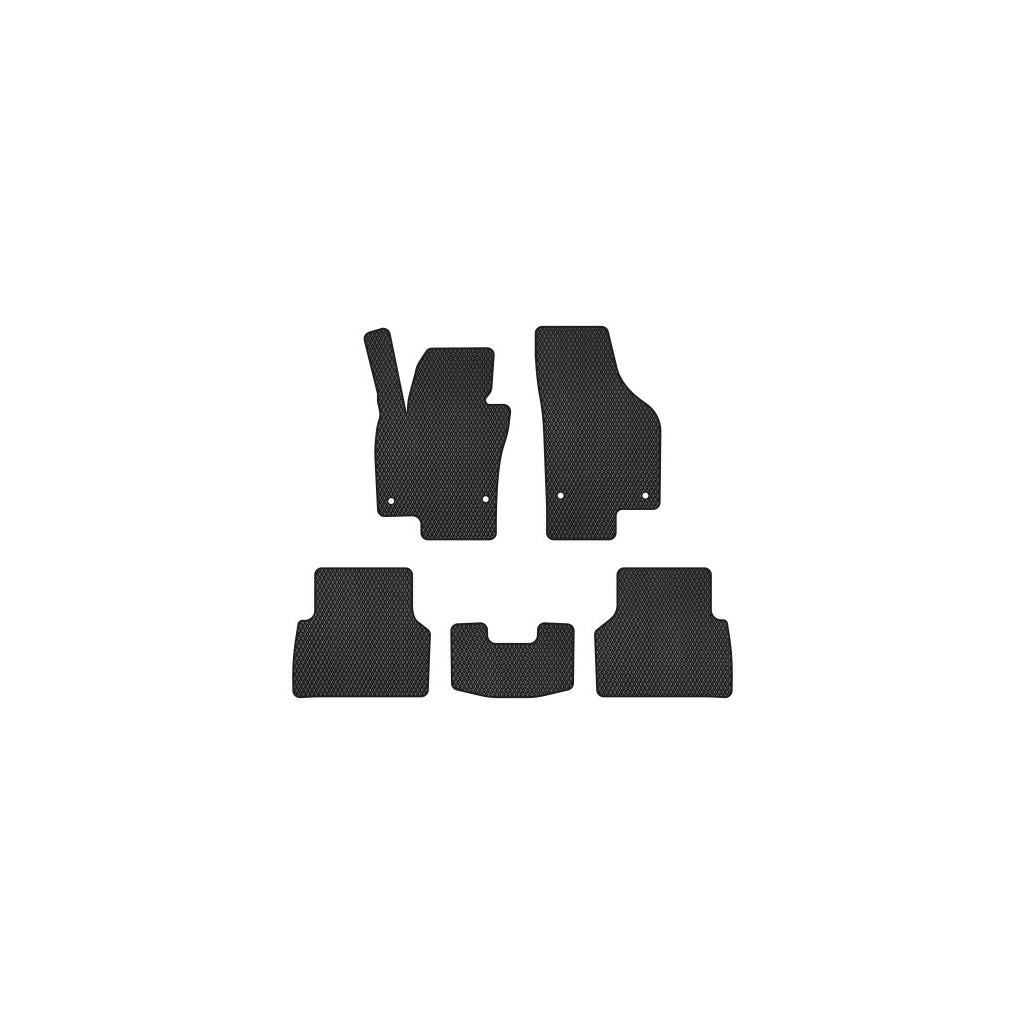 Килимок в салон EVAtech Volkswagen Tiguan (NF) AT 2007-2018 1 поколі (VW32872CL5AV4RBB) - зображення 1