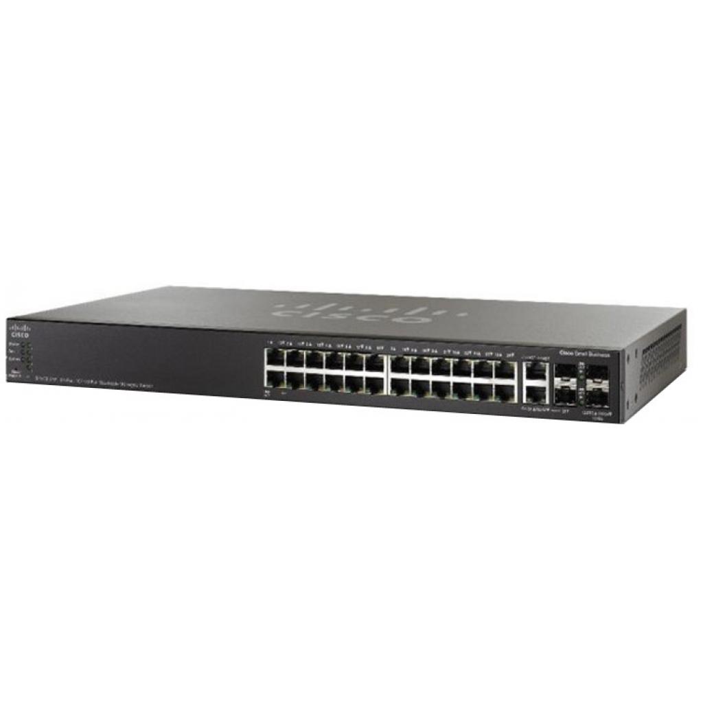 Комутатор мережевий Cisco SG550X-24P-K9-EU - зображення 1