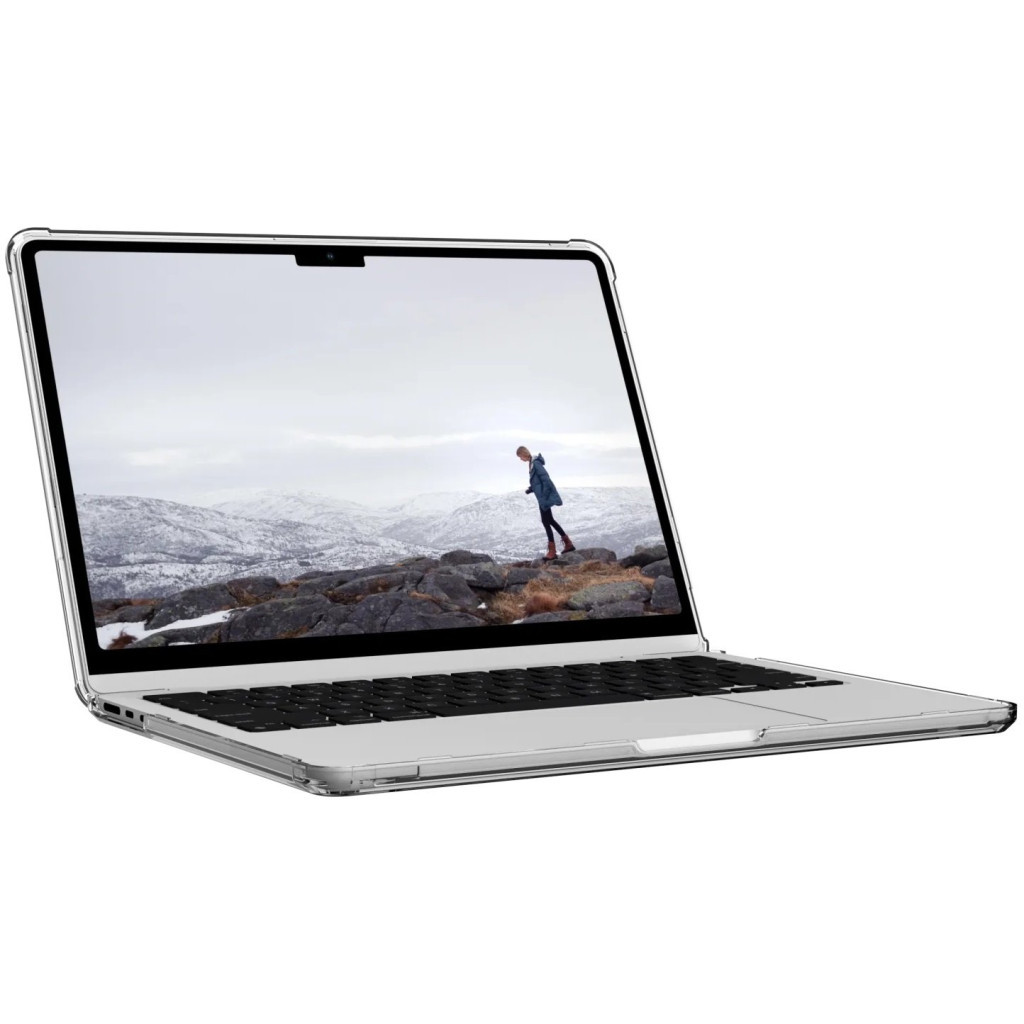Чохол до ноутбука UAG 13" Apple MacBook AIR 2022 Lucent, Ice/Black (134008114340) - зображення 3