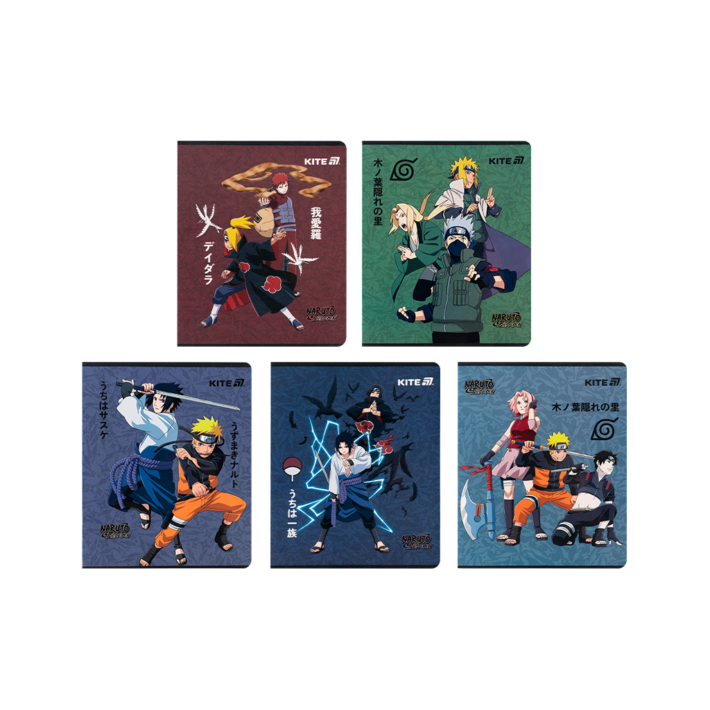 Зошит Kite Naruto, 24 аркуші, клітинка (NR25-238) - зображення 1