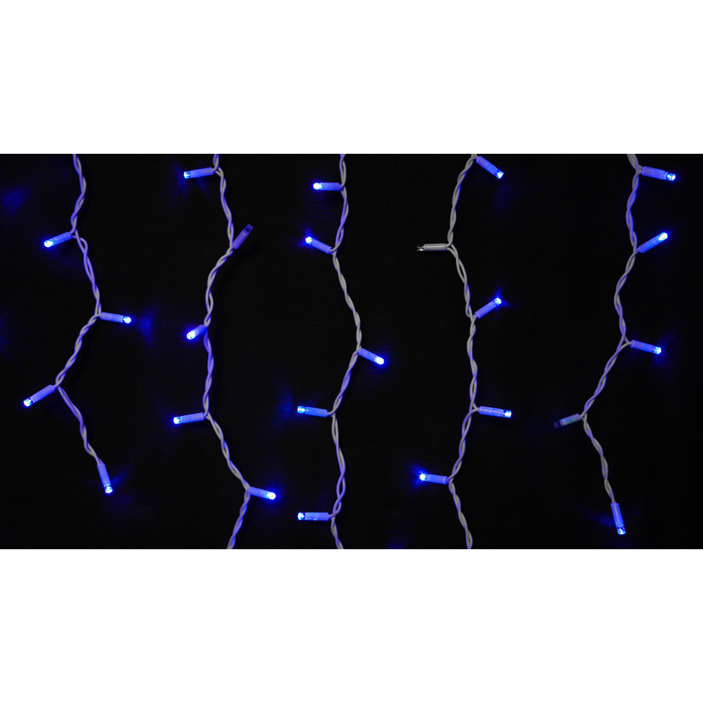 Гірлянда Delux ICICLE flash 108LED 2 х 1 м синій / білий IP44 EN (90012945) - зображення 1