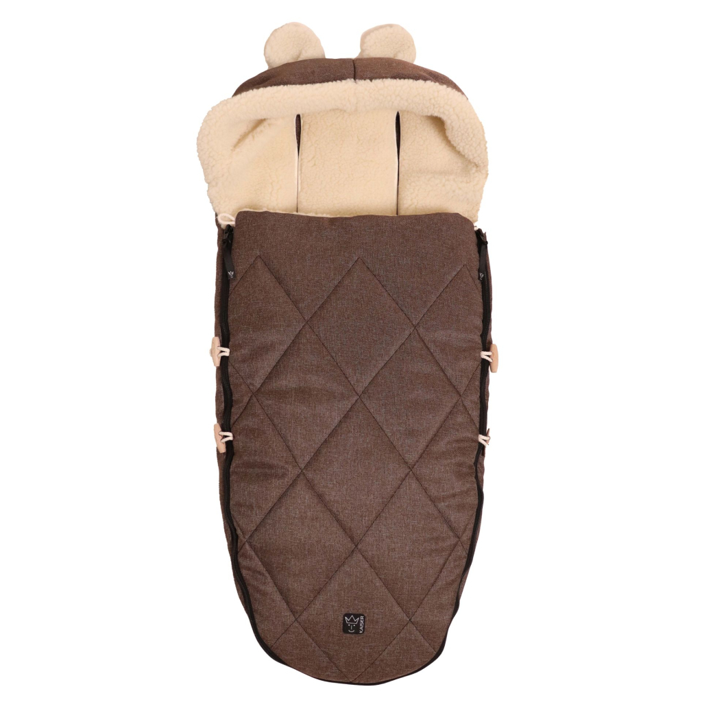 Чохол для ніг Kaiser XL EARS WOOL 2 в 1, зимовий, коричневий (6582575) - зображення 1