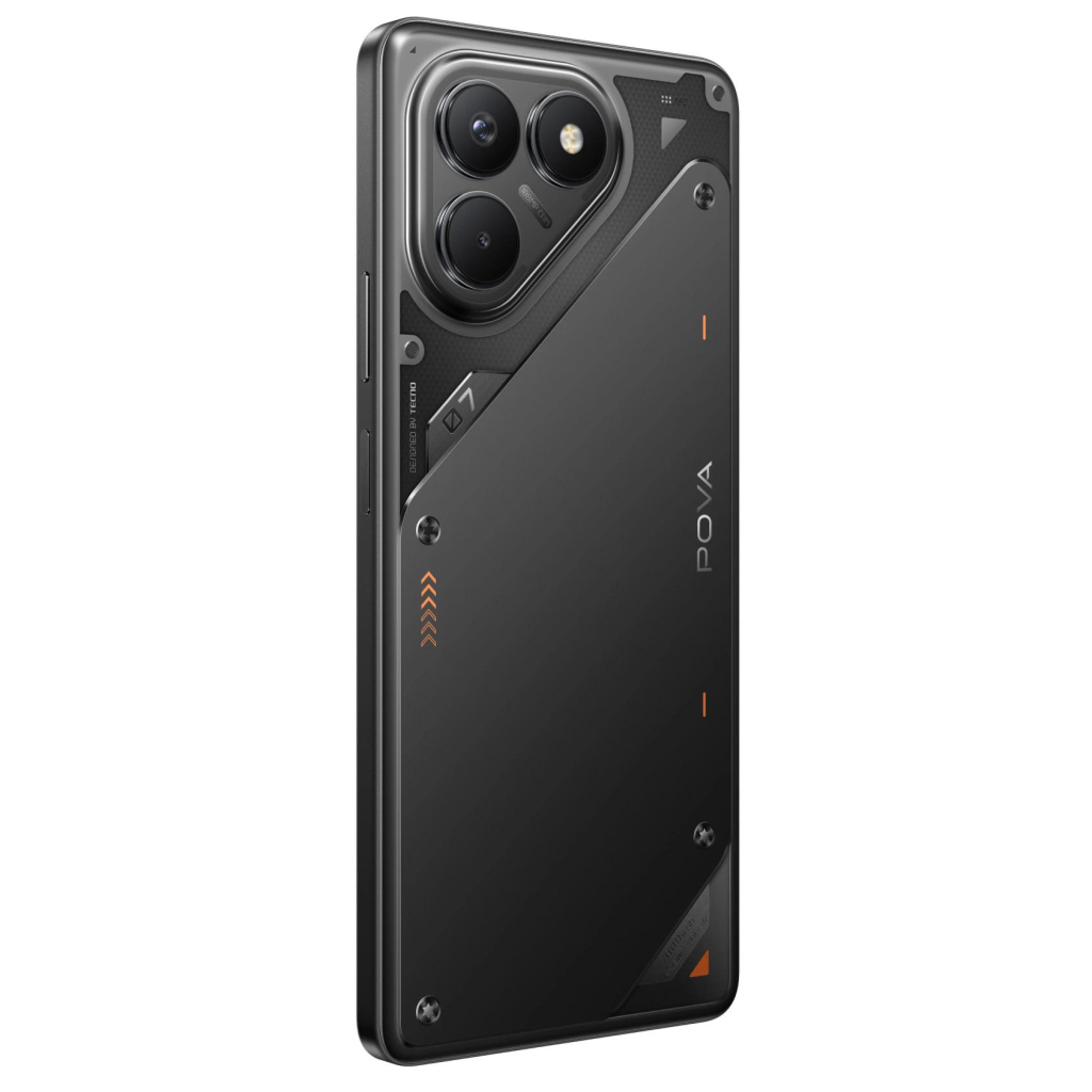 Мобільний телефон Tecno POVA 7 Neo 8/128Gb Geek Black (4894947086786 / 4894947084249) - зображення 9