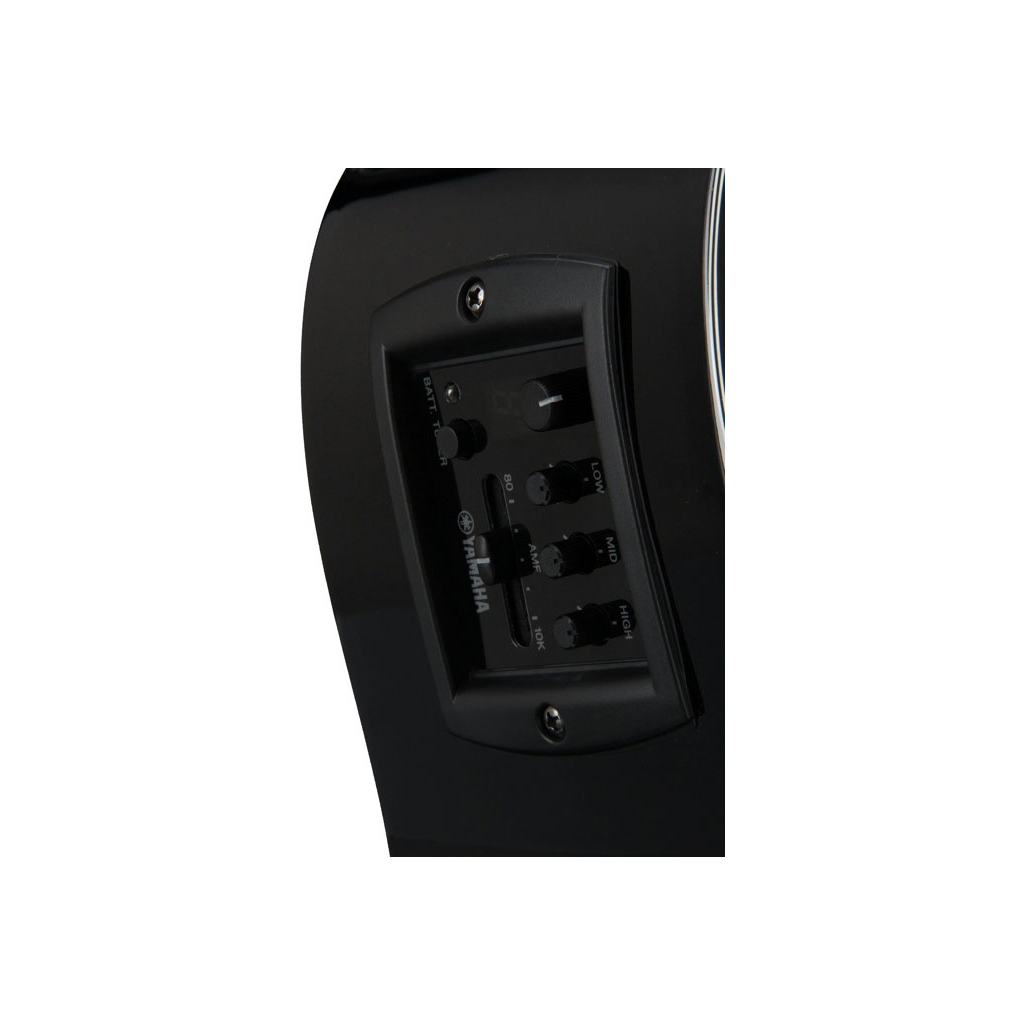 Гітара електроакустична Yamaha FGX800C Black - зображення 4