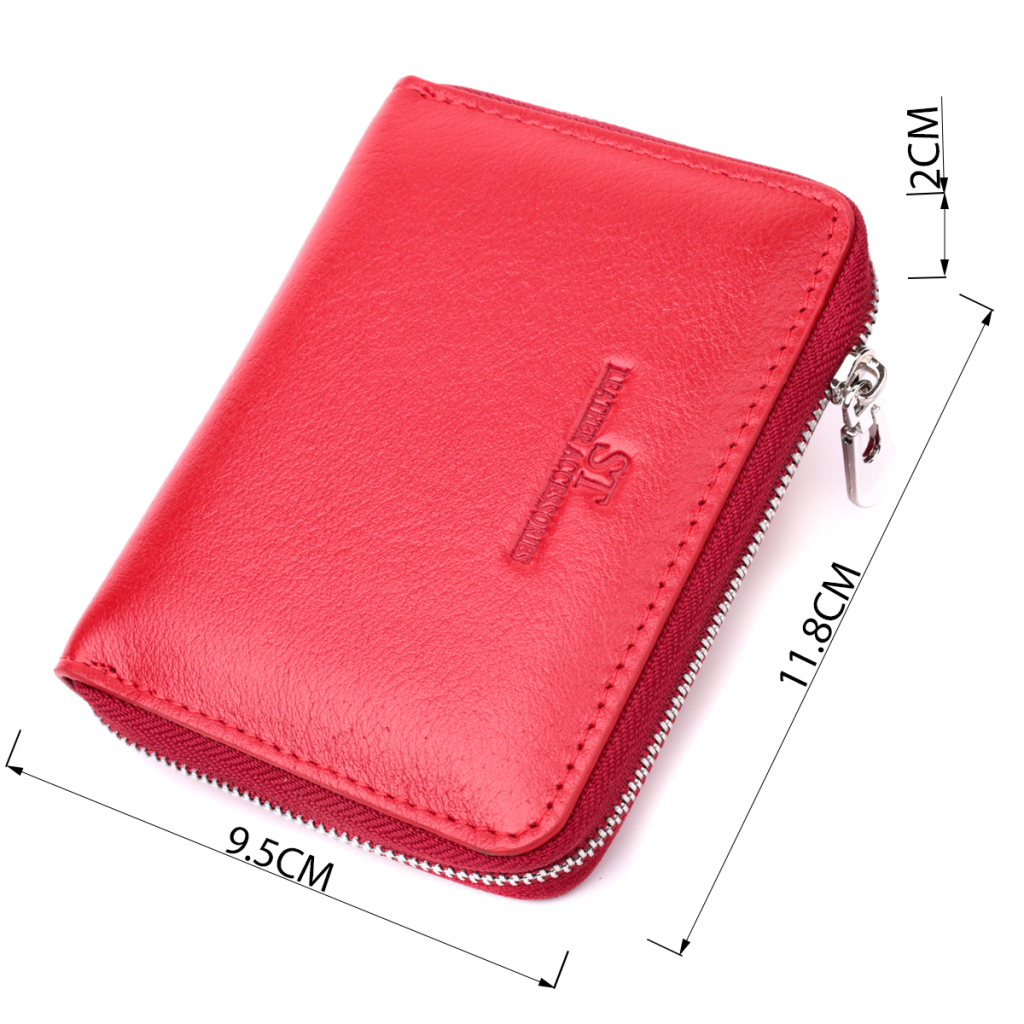 Гаманець ST Leather Шкіряний Червоний (19490) - зображення 3