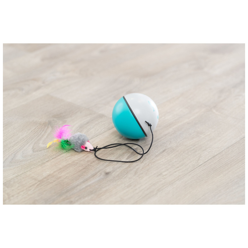 Іграшка для котів Trixie М'ячик з моторчиком і мишею 9 см (4011905045641) - picture 3