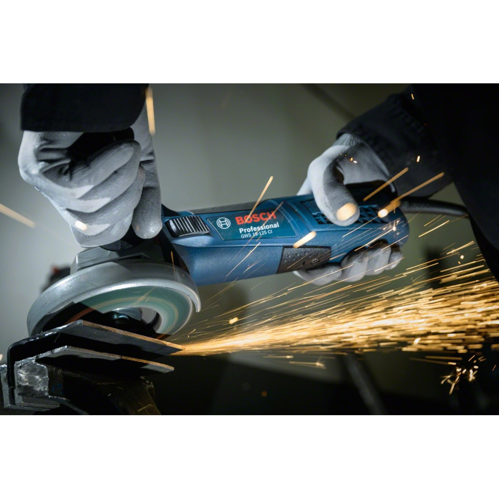 Шліфувальна машина Bosch GWS 19-125 CI 125 мм, 1900Вт, 11500об/хв, 2.5кг (0.601.79N.002) - зображення 2