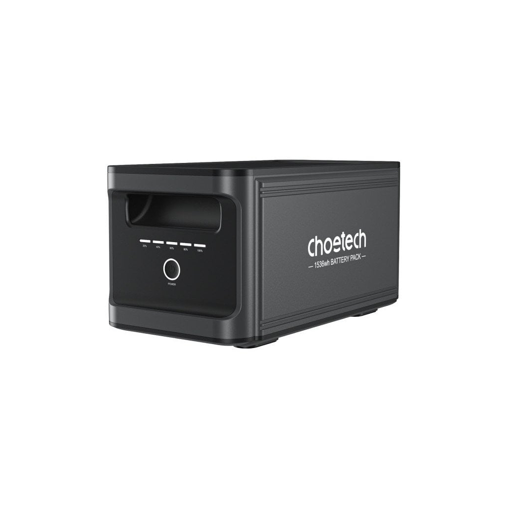 Додаткова батарея для зарядної станції Choetech BS065-BAT-BK 1536Wh (BS065-BAT-BK) - зображення 1