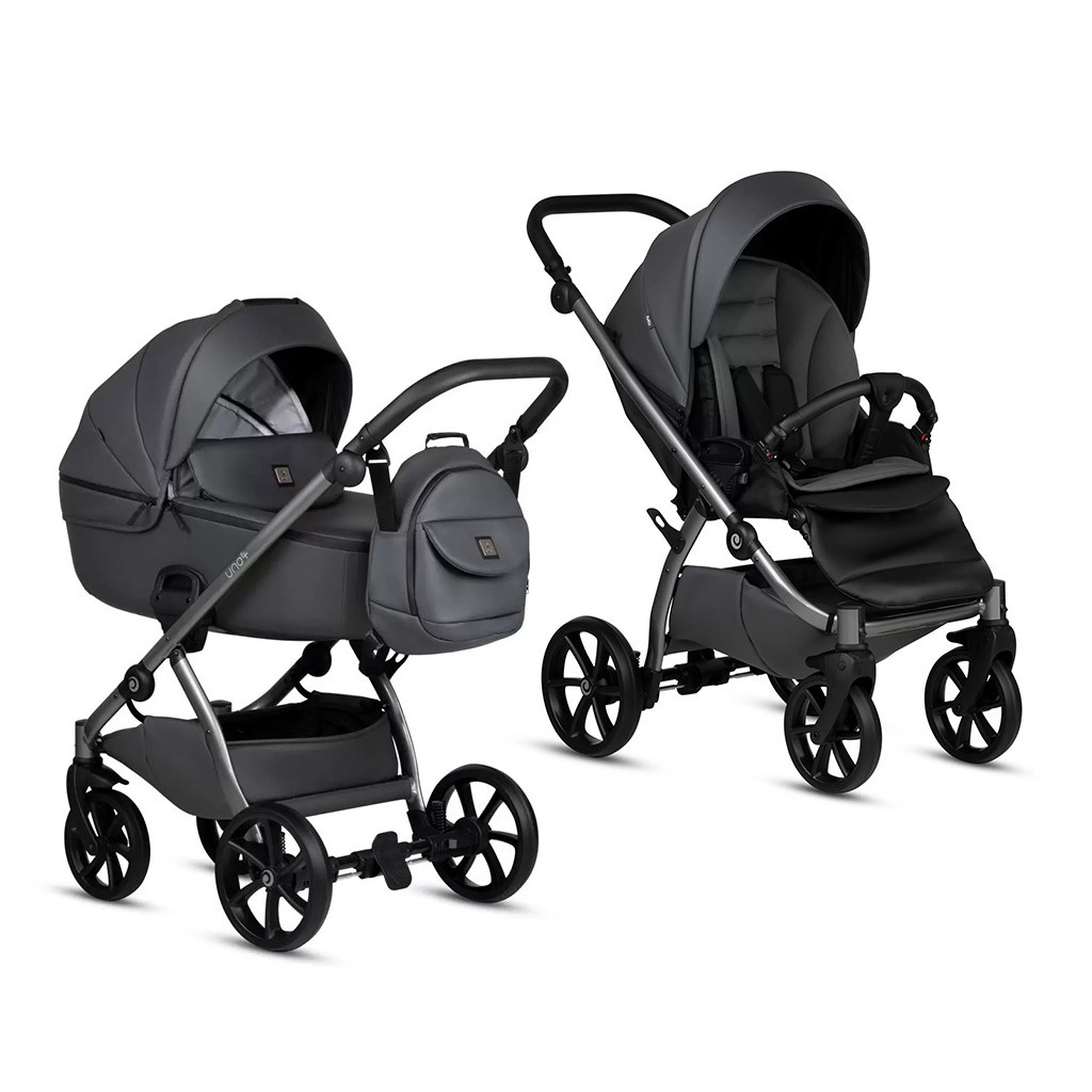 Коляска TUTIS 2 в 1 Uno5+ Leather collection Licorice (1402166) - зображення 1