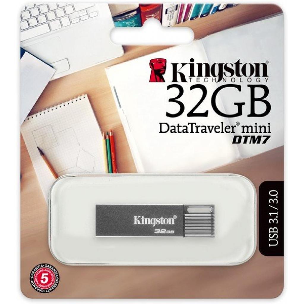 USB флеш накопичувач Kingston 32GB DT Mini DTM7 USB 3.0 (DTM7/32GB) - зображення 4