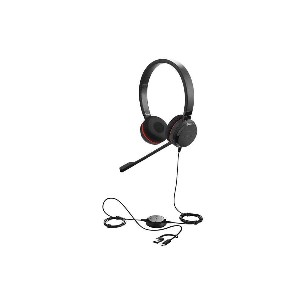Навушники Jabra Evolve 30 II MS USB Type-C/Type-A Stereo Black (5399-823-369) - зображення 1