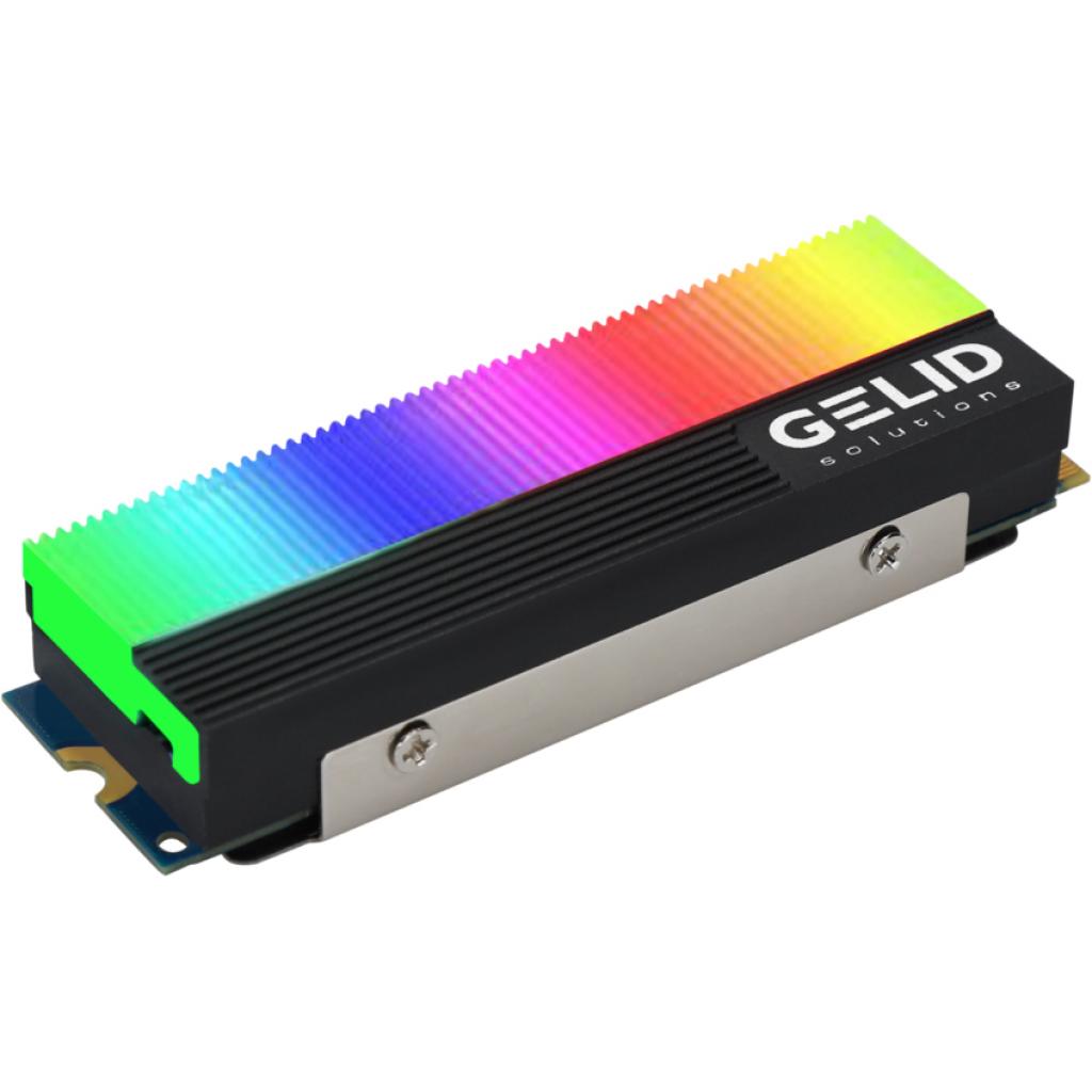 Радіатор охолодження Gelid Solutions GLINT ARGB M.2 2280 SSD (M2-RGB-01) - зображення 2