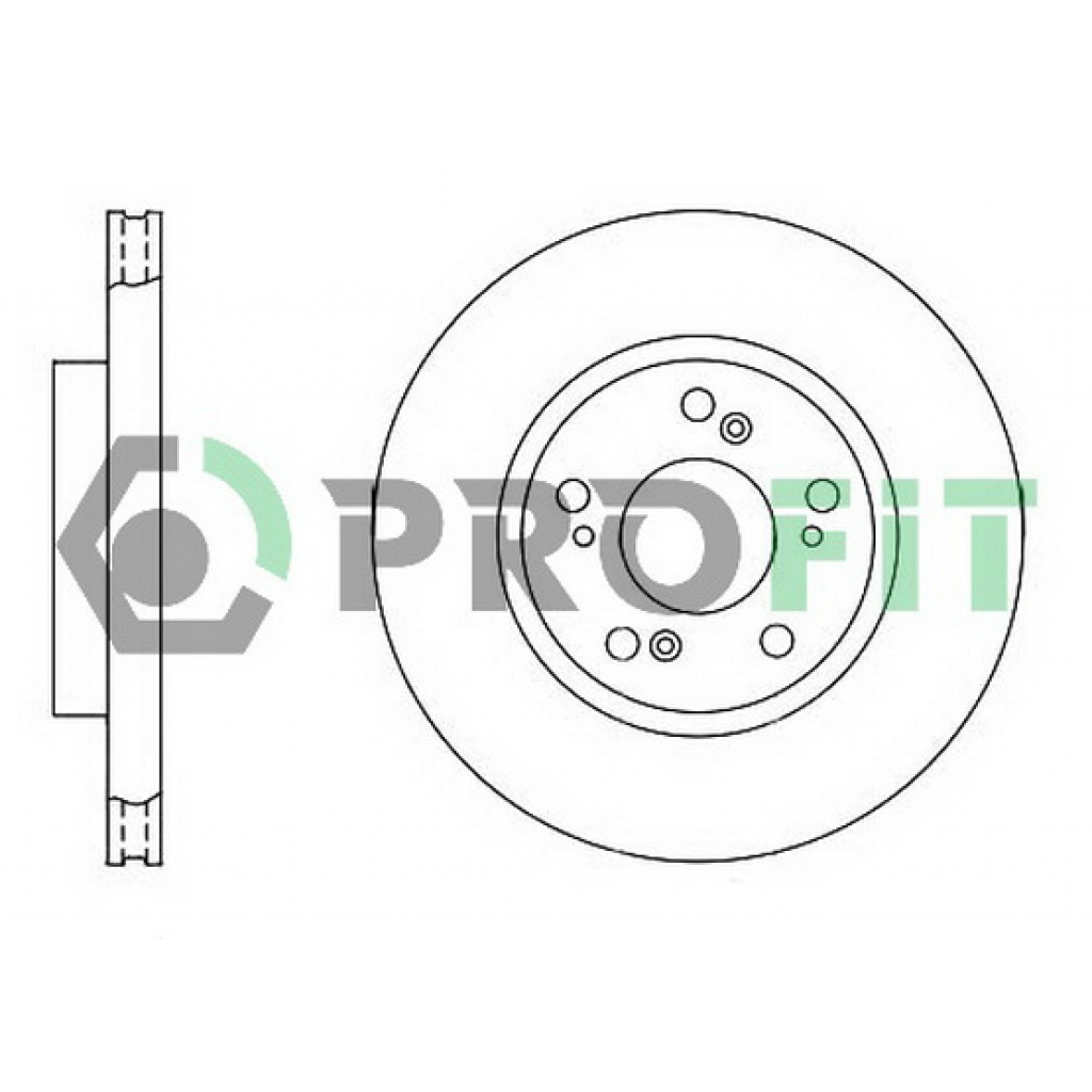 Гальмівний диск Profit 5010-1496 - зображення 1