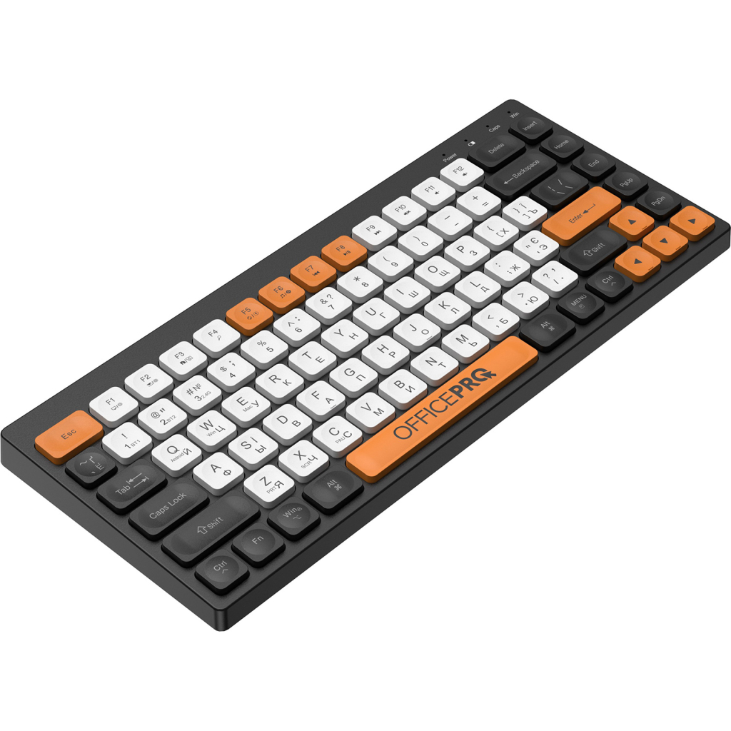 Клавіатура OfficePro SK955B Wireless/Bluetooth Black (SK955B) - зображення 3