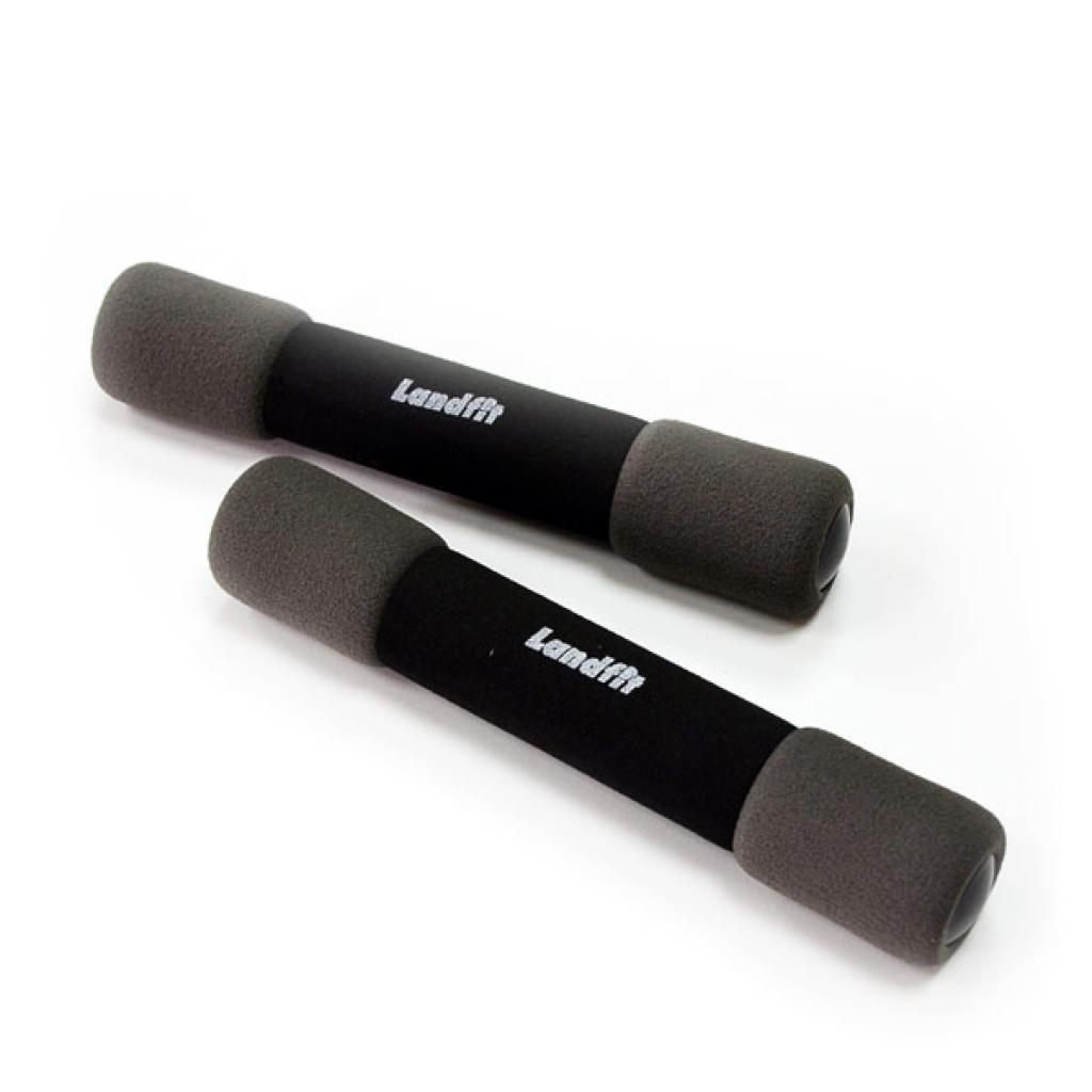 Гантельний набір Landfit 2х0.9 кг неопренові (2LB Pair Dumpbells) - зображення 1