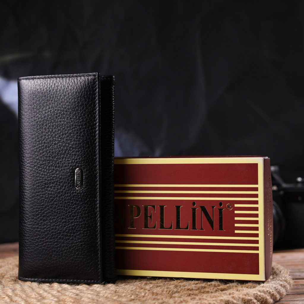 Гаманець Canpellini З натуральної шкіри Чорний (21658) - зображення 10