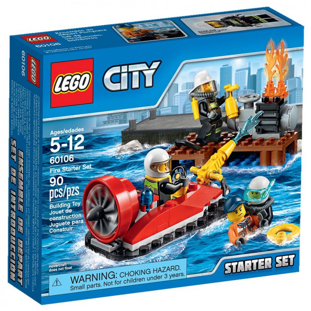 Конструктор LEGO City Fire Набір для початківців Пожежна охорона (60106) - зображення 1