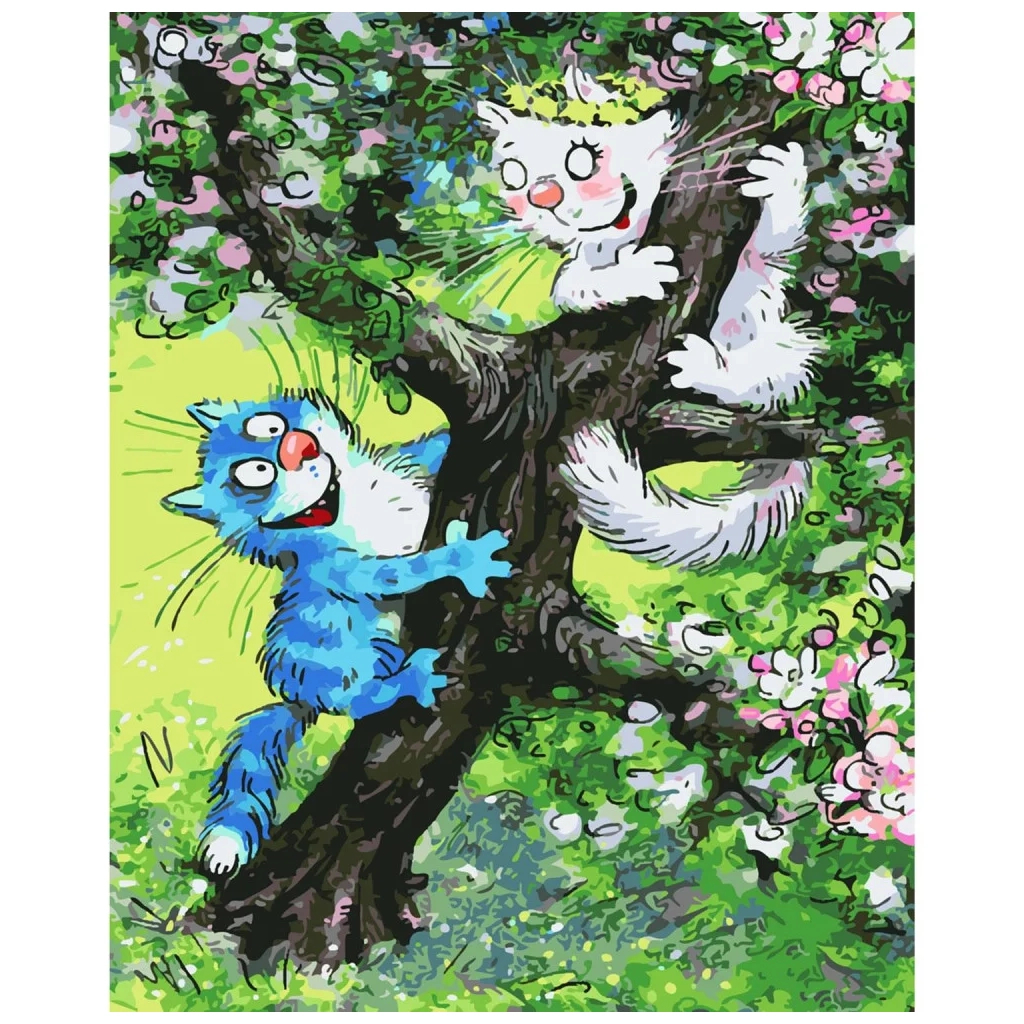 Картина по номерам Strateg Впіймай мене, якщо зможеш 40х50 см (SY6353) - зображення 1