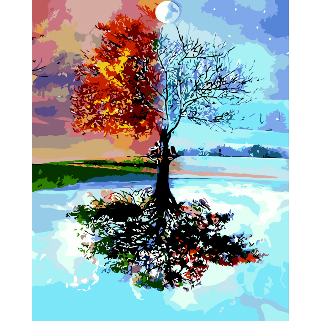 Картина по номерам ZiBi ART Line Відображення 40*50 см (ZB.64099) - зображення 1