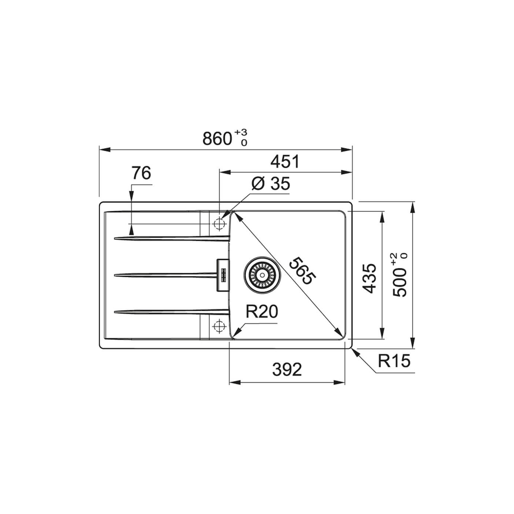 Мийка кухонна Franke Centro CNG 611-86 (114.0701.823) - зображення 2