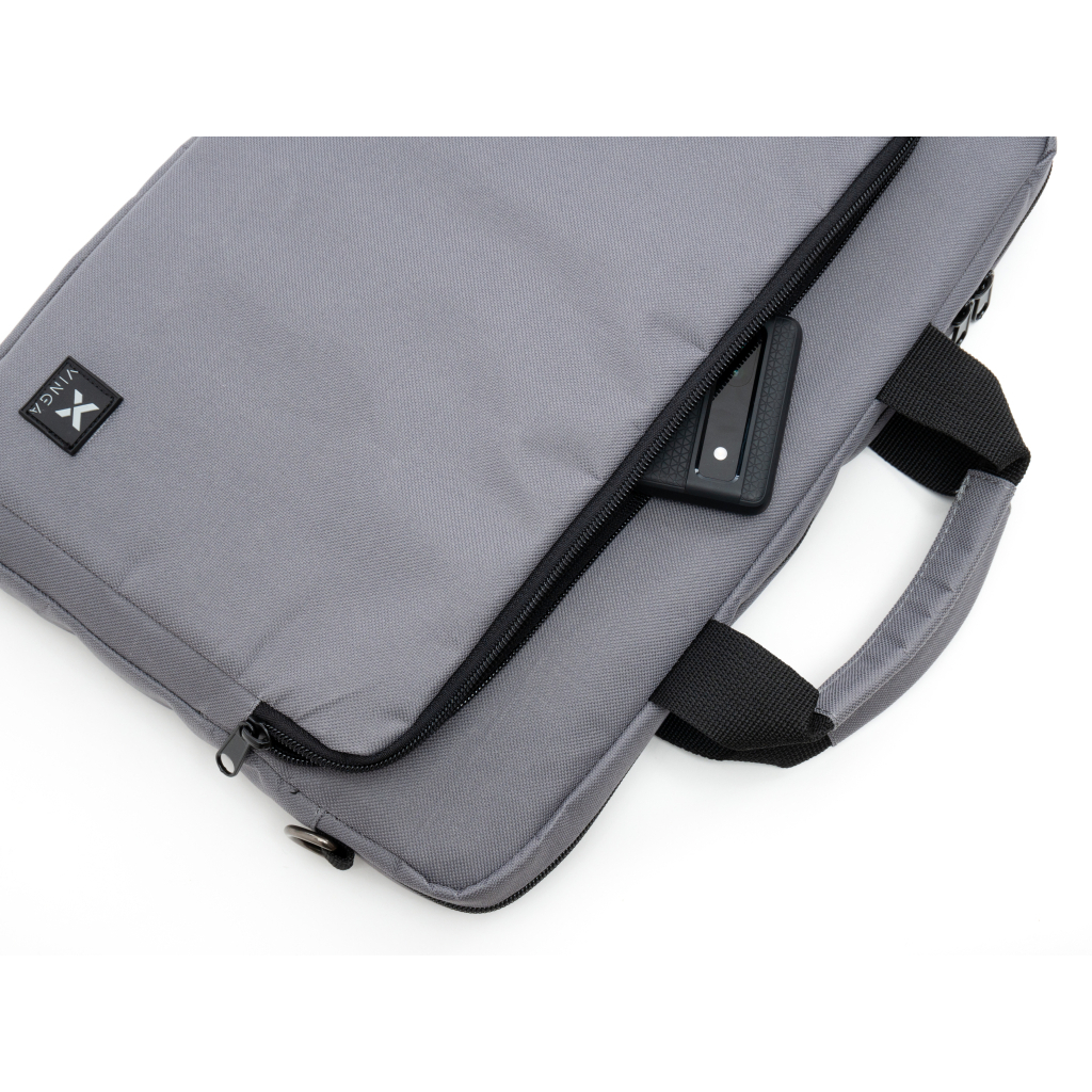 Сумка для ноутбука Vinga 15.6" NB1530 gray (NB1530GR) - зображення 6