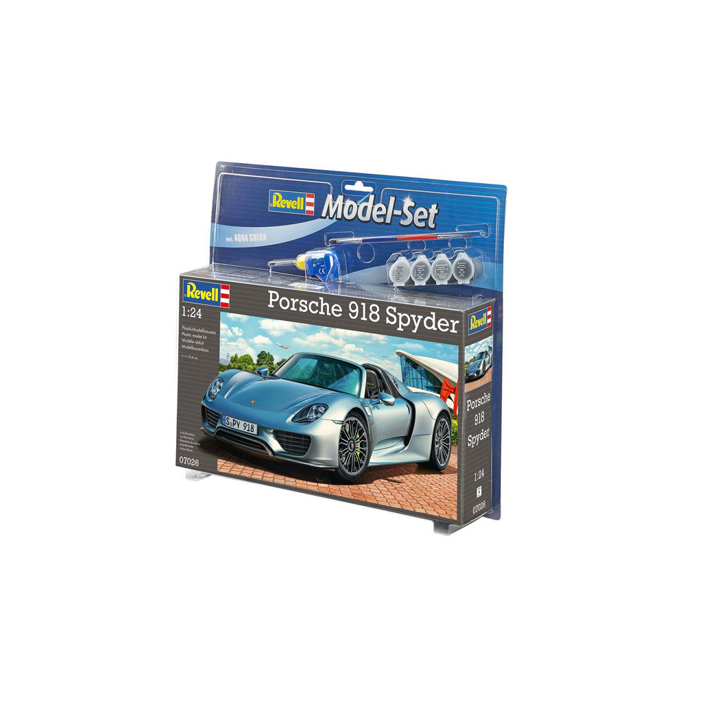 Збірна модель Revell Набір автомобіль Porsche 918 Spyder рівень 4 масштаб 1:24 (RVL-67026) - зображення 7