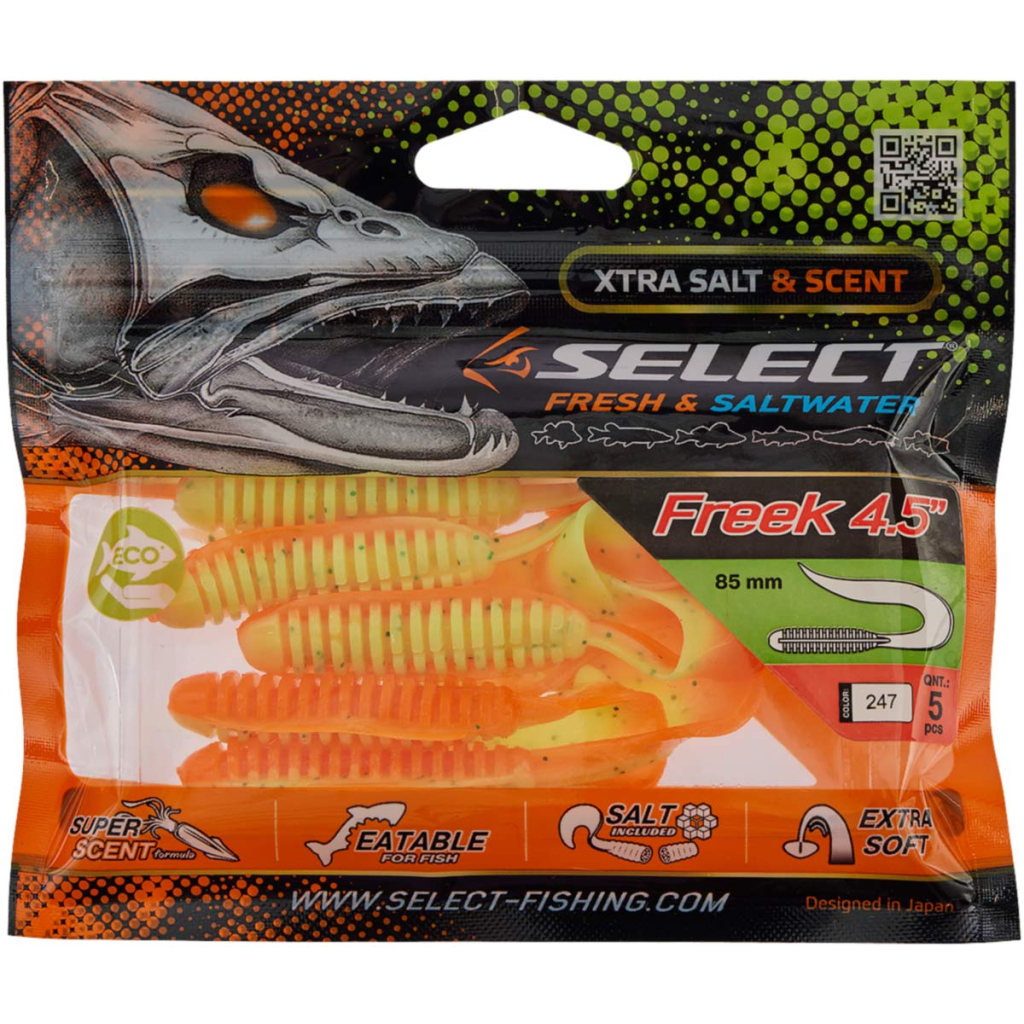 Силікон рибальський Select Freek 4.5" 247 (5 шт/уп) (1870.72.42) - зображення 2