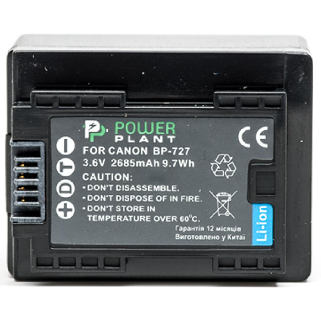 Акумулятор до фото/відео PowerPlant Canon BP-727 (DV00DV1331) - зображення 1