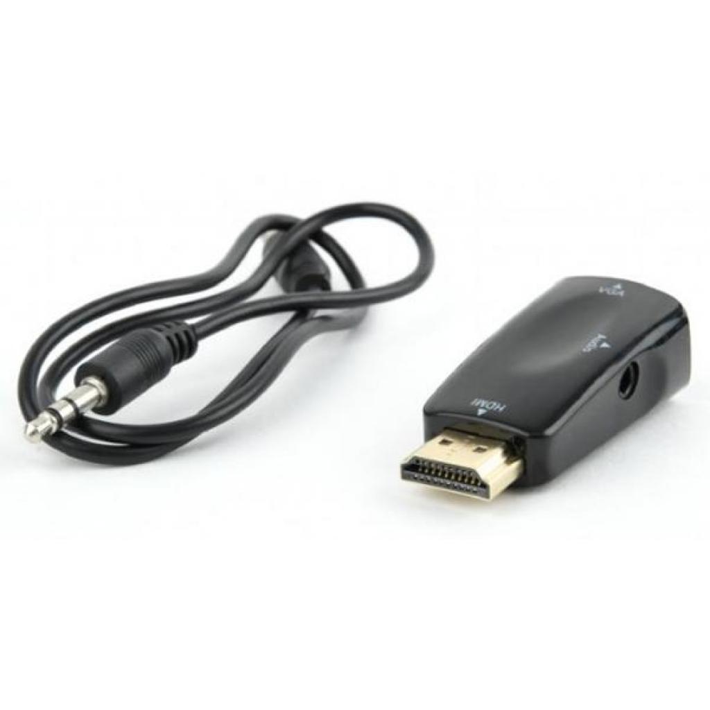 Перехідник HDMI в VGA и стерео-аудио Cablexpert (AB-HDMI-VGA-02) - зображення 1
