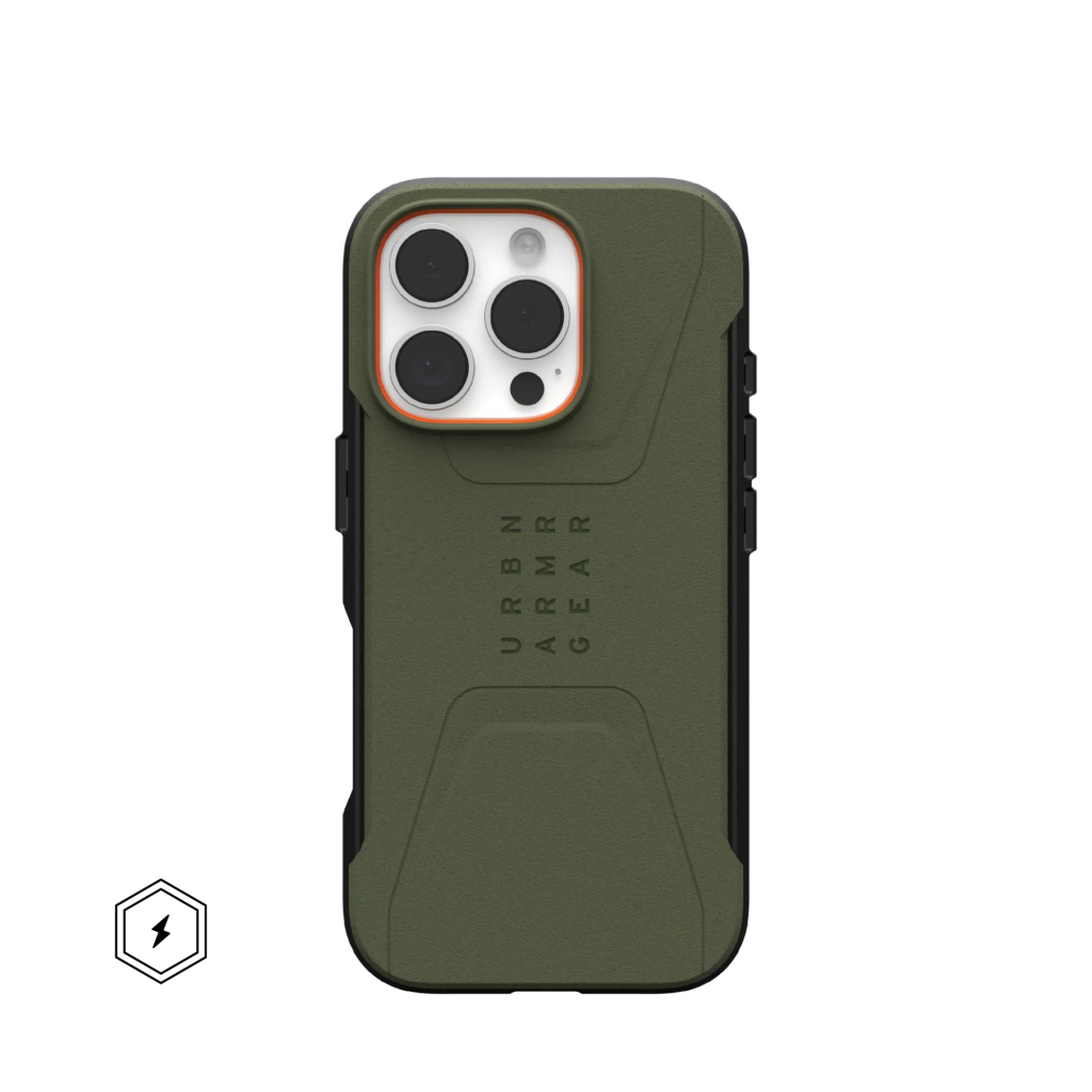 Чохол до мобільного телефона UAG iPhone 16 Pro Civilian Magsafe Olive Drab (114444117272) - зображення 1