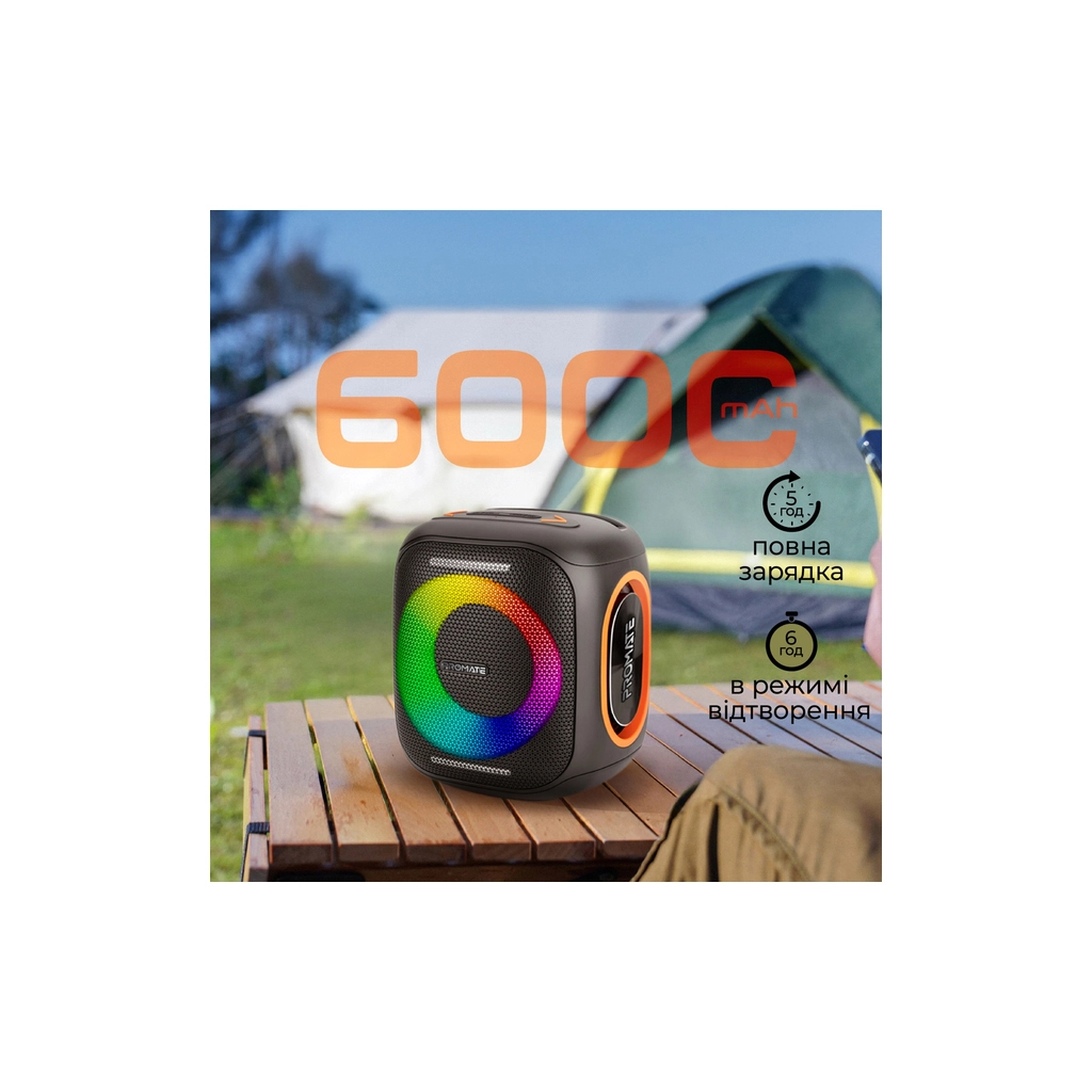 Акустична система Promate Strike-40 40W Black (strike-40) - зображення 3