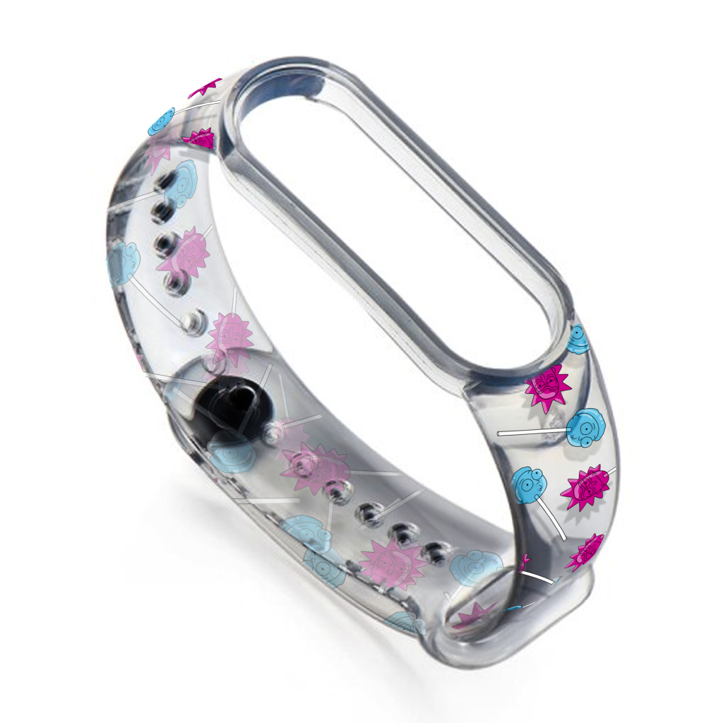 Ремінець до фітнес браслета Armorstandart RM для Xiaomi Mi Band 7/6/5 Candy Transparent (ARM59268) - зображення 1