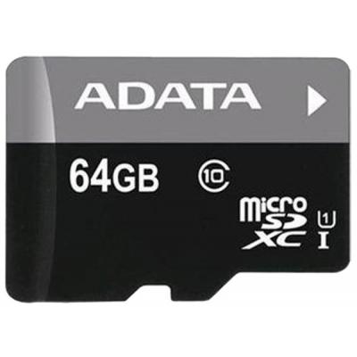 Карта пам'яті ADATA 64GB microSD class 10 UHS-I (AUSDX64GUICL10-RM3BKBL) - зображення 2