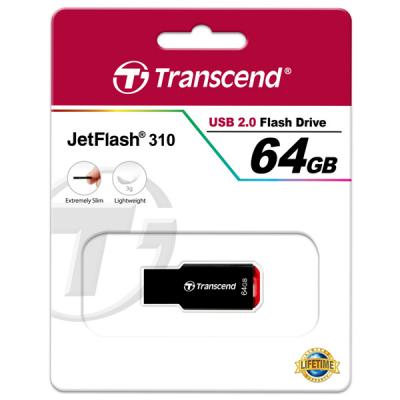 USB флеш накопичувач Transcend 64GB JetFlash 310 USB 2.0 (TS64GJF310) - зображення 6