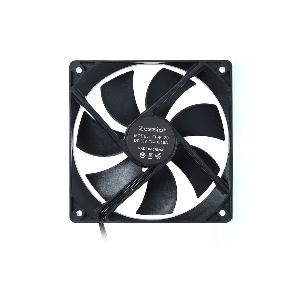 Кулер до корпусу Zezzio ZF-P120 2pin - зображення 2