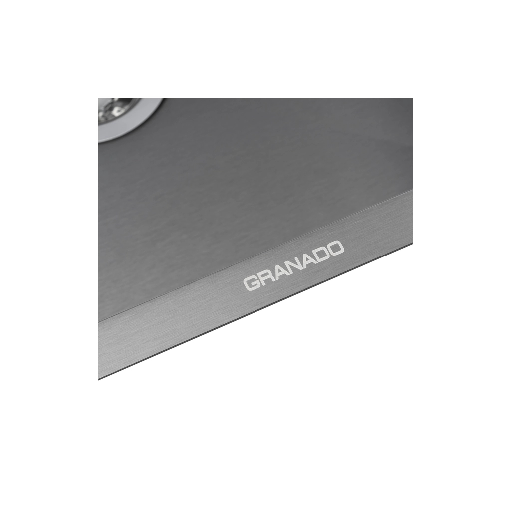 Мийка кухонна GRANADO Under top L STEEL S201 black (GS09201B) - зображення 3