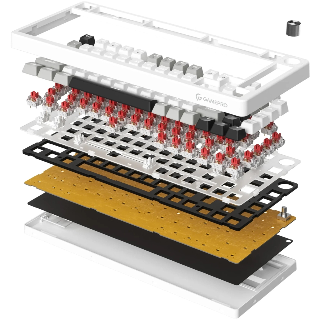 Клавіатура GamePro Genesis Silverlight MK126 USB UA Grey (MK126) - зображення 3