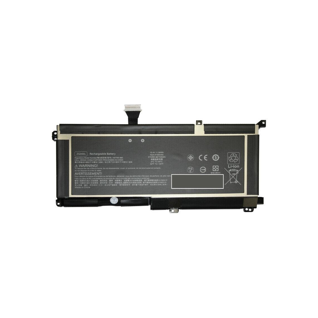Акумулятор до ноутбука HP ZBook Studio X360 G5 ZG04XL, 64Wh (4155mAh), 4cell, 15.4V, Li-ion (A47801) - зображення 1