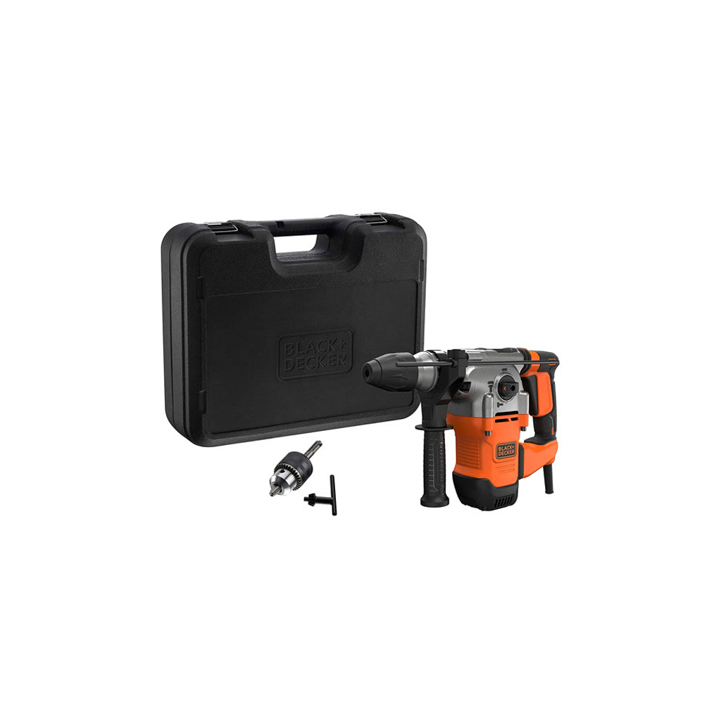 Перфоратор Black&Decker SDS-Plus, 1250 Вт, 4.4 Дж (BEHS03K) - зображення 2
