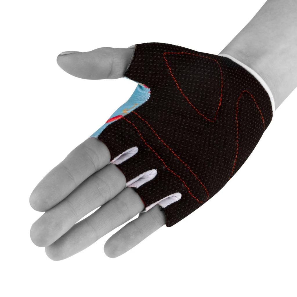 Велорукавиці PowerPlay Children 001 Blue Flamingo XS (001_Blue_Flamingo_XS) - зображення 3