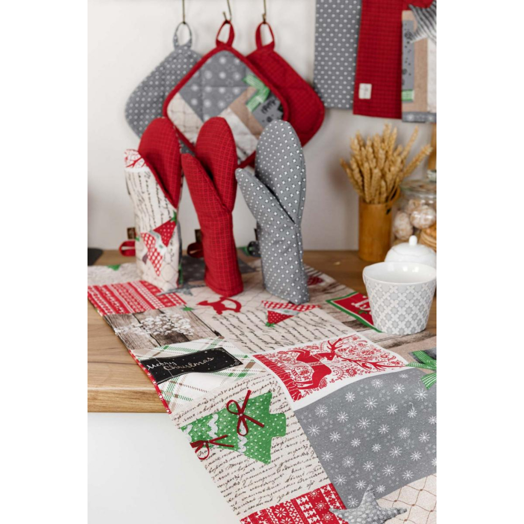 Кухонна прихватка Прованс Рукавичка Merry Christmas (031411) - зображення 7