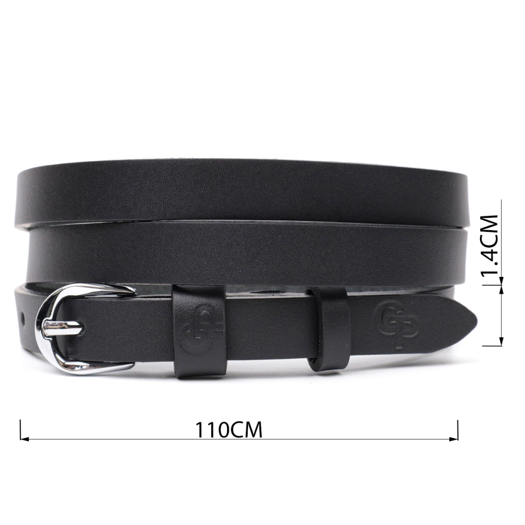 Ремінь Grande Pelle Жіночий з натуральної шкіри Чорний (11693) - зображення 3