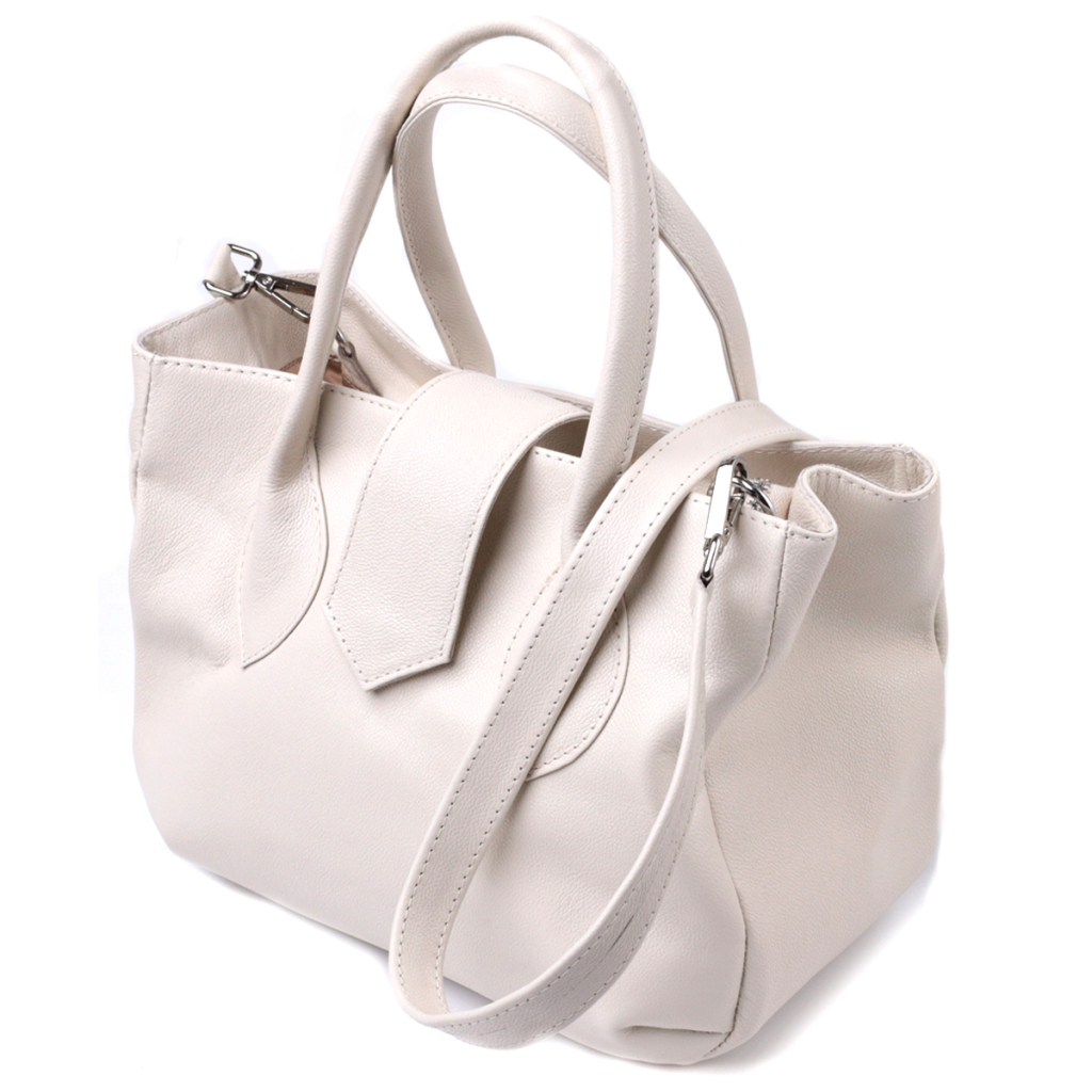 Сумка Shvigel З натуральної шкіри Бежева (22830) - зображення 1