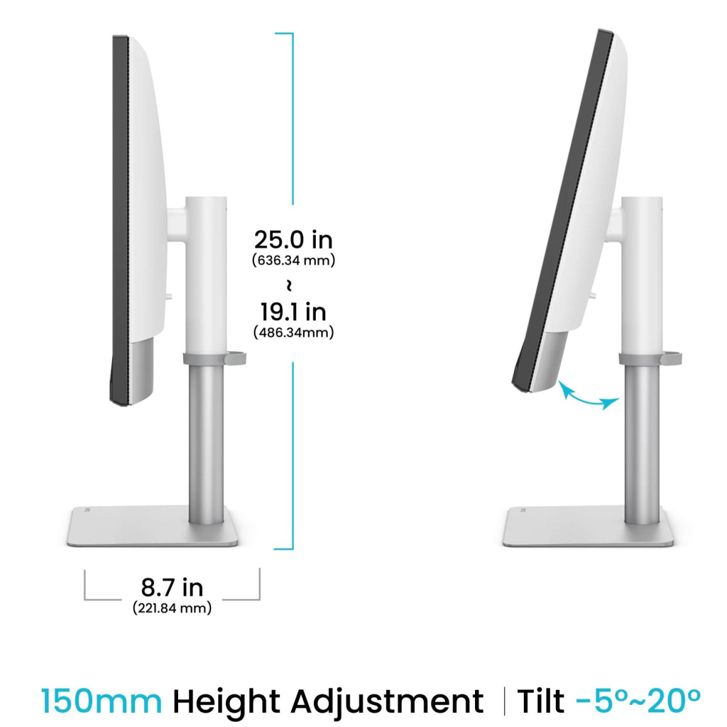 Монітор BenQ PD3226G White-Silver - зображення 5